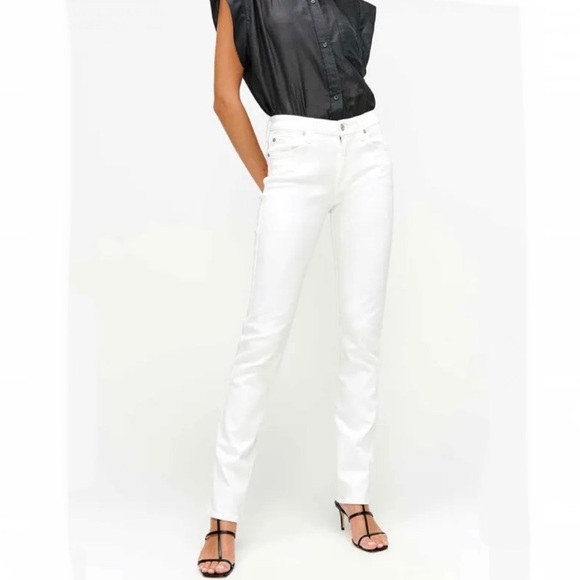 7 For All Mankind Straight-Leg Jeans Slim Illusion - Picture 2 of 15